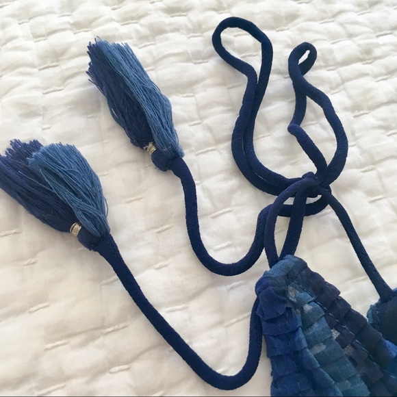 HOST PICK • Anthro blue textured mermaid top - Picture 4 of 6